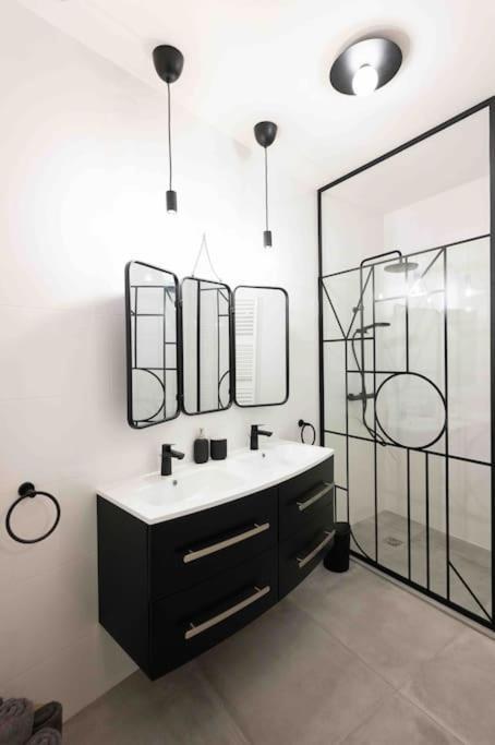 Appartement T3 La Perle Verte 아그 외부 사진